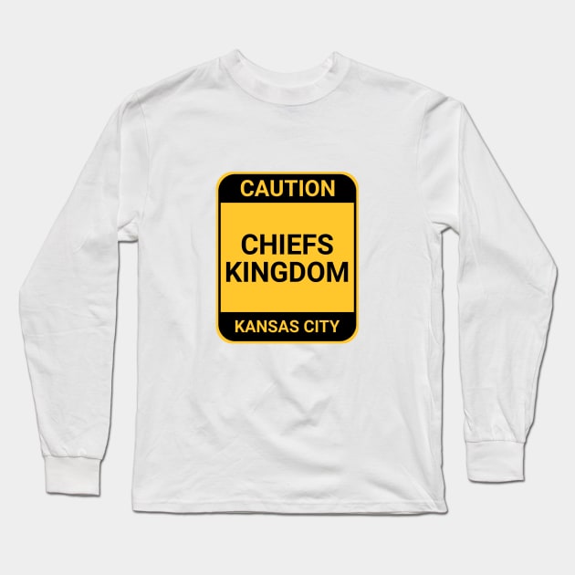 CHIEFS KINGDOM Long Sleeve T-Shirt by BURN444